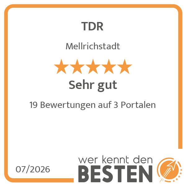 TDR - werkenntdenBESTEN.de Qualitätssiegel