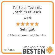 TellSolar Technik, Joachim Tellesch - werkenntdenBESTEN.de Qualitätssiegel