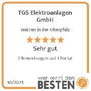 TGS Elektroanlagen GmbH - werkenntdenBESTEN.de Qualitätssiegel