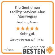 The Gentlemen Facility Services Alex Maravegias - werkenntdenBESTEN.de Qualitätssiegel