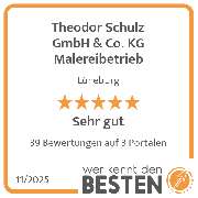 Theodor Schulz GmbH & Co. KG Malereibetrieb - werkenntdenBESTEN.de Qualitätssiegel