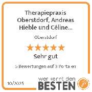 Therapiepraxis Oberstdorf, Andreas Hieble und Céline Teufele - werkenntdenBESTEN.de Qualitätssiegel