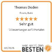 Thomas Doden - werkenntdenBESTEN.de Qualitätssiegel