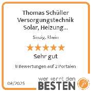 Thomas Schüller  Versorgungstechnik  Solar, Heizung ,Kollektoren ,Funkanlagen-und Geräte - werkenntdenBESTEN.de Qualitätssiegel