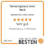Tierarztpraxis Axel Beck - werkenntdenBESTEN.de Qualitätssiegel