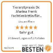Tierarztpraxis Dr. Marina Frenk Fachtierärztin für Tierchirurgie - werkenntdenBESTEN.de Qualitätssiegel