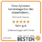 Timo Sylvester Generalagentur der Mannheimer Versicherung - werkenntdenBESTEN.de Qualitätssiegel
