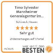 Timo Sylvester Mannheimer Generalagentur im Continentale Versicherungsverbund - werkenntdenBESTEN.de Qualitätssiegel