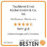Tischlerei Ernst Nickel GmbH & Co. KG - werkenntdenBESTEN.de Qualitätssiegel