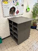 Tischlerei Hennemann - Tischlerei Hennemann Moderner Einbauschrank mit offenen Regalfächern für strukturierte Aufbewahrung. Perfekte Lösung für funktionale Stauraumnutzung, Innenausbauprojekte und individuelle Möbelanfertigungen.