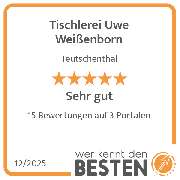 Tischlerei Uwe Weißenborn - werkenntdenBESTEN.de Qualitätssiegel