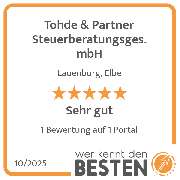 Tohde & Partner Steuerberatungsges. mbH - werkenntdenBESTEN.de Qualitätssiegel