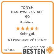 TONYS-HANDYWERKSTATT-GG - werkenntdenBESTEN.de Qualitätssiegel