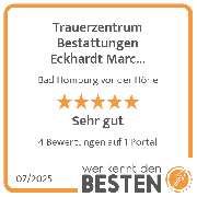 Trauerzentrum Bestattungen Eckhardt Marc Zahradnik - werkenntdenBESTEN.de Qualitätssiegel