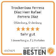 Trockenbau Ferrera Diaz Herr Rafael Ferrera Diaz - werkenntdenBESTEN.de Qualitätssiegel