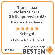 Trockenbau Wollersheim UG (Haftungsbeschränkt) - werkenntdenBESTEN.de Qualitätssiegel