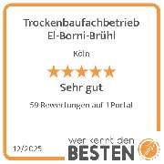 Trockenbaufachbetrieb El-Borni-Brühl - werkenntdenBESTEN.de Qualitätssiegel