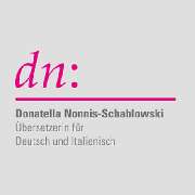 Übersetzerin & Dolmetscherin für Italienisch Nonnis-Schablow - LOGO