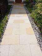 Ulrich Krummel Haus- & Gartendienste, Garten- & Landschaftsbau - Zuwegung Travertin