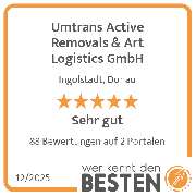 Umtrans Active Removals & Art Logistics GmbH - werkenntdenBESTEN.de Qualitätssiegel