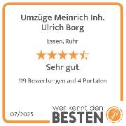 Umzüge Meinrich Inh. Ulrich Borg - werkenntdenBESTEN.de Qualitätssiegel
