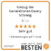 Umzug der Generationen Danny Schrang - werkenntdenBESTEN.de Qualitätssiegel