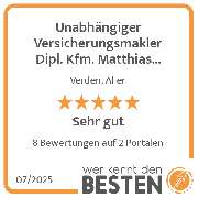 Unabhängiger Versicherungsmakler Dipl. Kfm. Matthias Schulz - werkenntdenBESTEN.de Qualitätssiegel