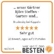 ... unser Gärtner Björn Steffen - Garten- und Landschaftsbau - werkenntdenBESTEN.de Qualitätssiegel