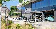 V8 Hotel Motorworld Region Stuttgart, BW Premier Collection by Best Western - Pick Up Restaurant Terrasse