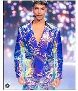 van Soest Stoffe - van Soest Stoffe Auffälliges spiegelndes Material für Performance-, Show- und Fashion-Präsentationen