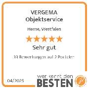 VERGEMA Objektservice - werkenntdenBESTEN.de Qualitätssiegel