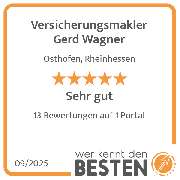Versicherungsmakler Gerd Wagner - werkenntdenBESTEN.de Qualitätssiegel