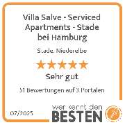 Villa Salve - Serviced Apartments - Stade bei Hamburg - werkenntdenBESTEN.de Qualitätssiegel