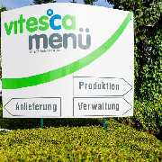 Beschilderung vitesca Werksgelände - vitesca menü Reimann GmbH & Co. KG, Wuppertal