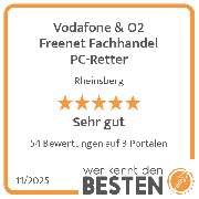 Vodafone & O2  Freenet Fachhandel PC-Retter - werkenntdenBESTEN.de Qualitätssiegel