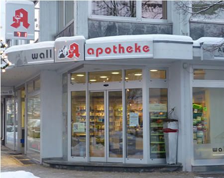 Wall-Apotheke - Aussenansicht der Wall-Apotheke
