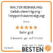 WALTER REINIGUNG: Gebäudereinigung - Treppenhausreinigung - werkenntdenBESTEN.de Qualitätssiegel