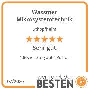 Wassmer Mikrosystemtechnik - werkenntdenBESTEN.de Qualitätssiegel