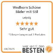 Wedhorn Schöne Bäder mit Stil - werkenntdenBESTEN.de Qualitätssiegel