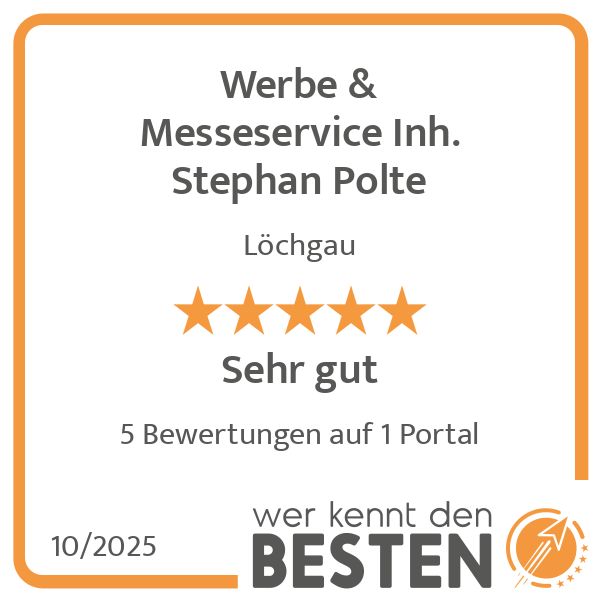 Werbe & Messeservice Inh. Stephan Polte - werkennt …