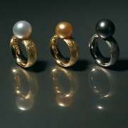 Wilhelm Tentrup Schmuck - Ringe mit Südseeperle