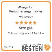 Wingerter Versicherungsmakler - werkenntdenBESTEN.de Qualitätssiegel