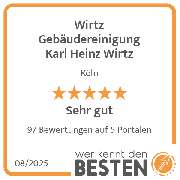 Wirtz Gebäudereinigung Karl Heinz Wirtz - werkenntdenBESTEN.de Qualitätssiegel