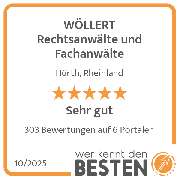 WÖLLERT Rechtsanwälte und Fachanwälte - werkenntdenBESTEN.de Qualitätssiegel