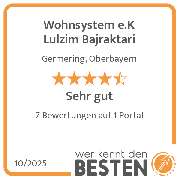 Wohnsystem e.K Lulzim Bajraktari - werkenntdenBESTEN.de Qualitätssiegel