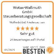 Wotax-Waßmuth GmbH Steuerberatungsgesellschaft - werkenntdenBESTEN.de Qualitätssiegel