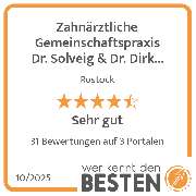 Zahnärztliche Gemeinschaftspraxis Dr. Solveig & Dr. Dirk Dalisda - werkenntdenBESTEN.de Qualitätssiegel