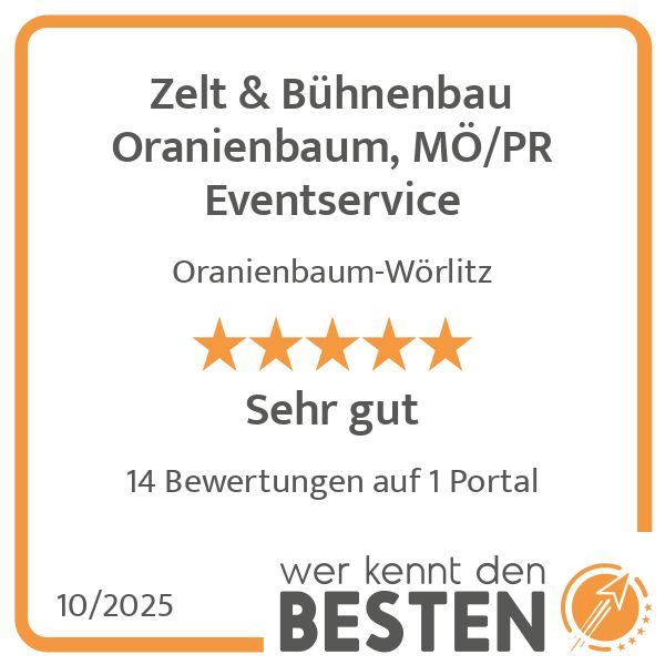 Zelt & Bühnenbau Oranienbaum, MÖ/PR Eventservice - …