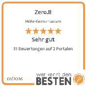 Zero.B - werkenntdenBESTEN.de Qualitätssiegel