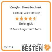 Ziegler Haustechnik - werkenntdenBESTEN.de Qualitätssiegel